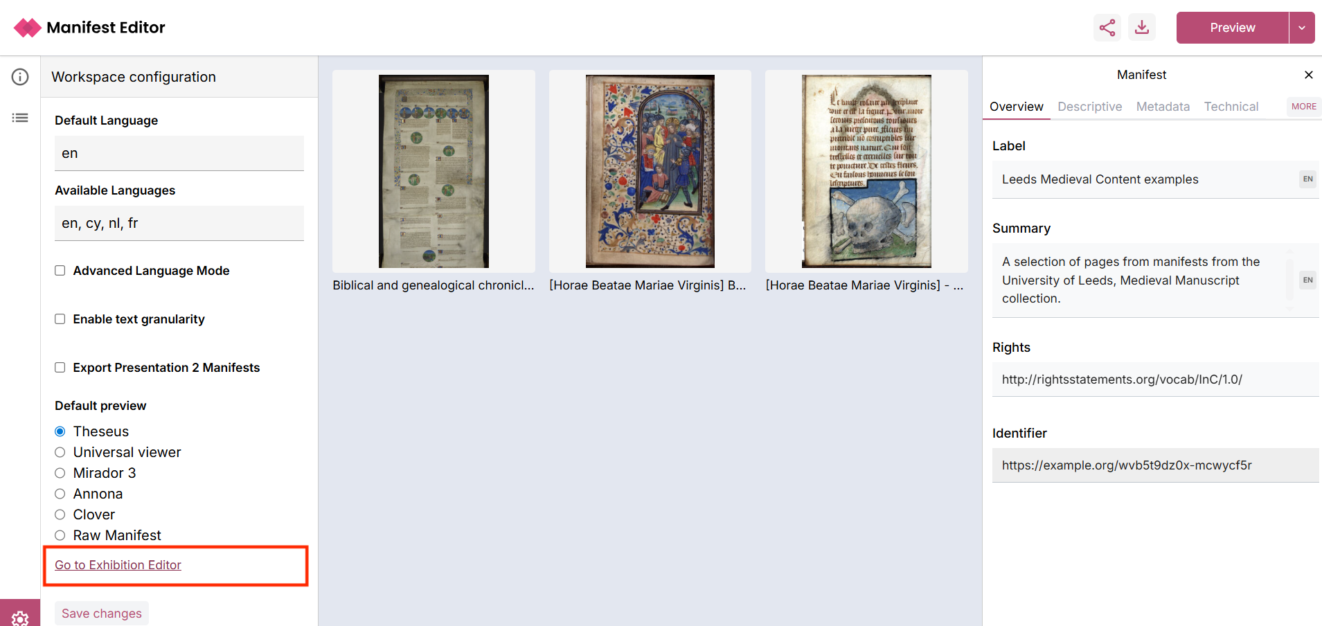 Accessing the Exhibition Viewer
