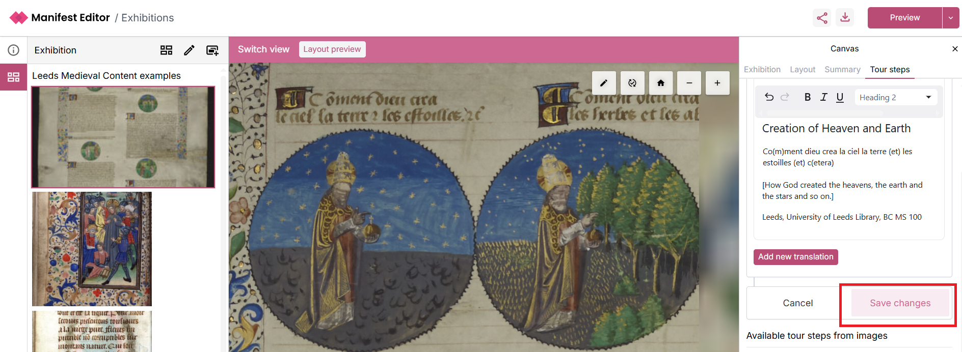 Edit annotation text